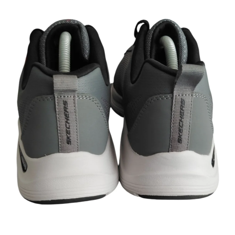 Skechers Men's Arch Comfort Gray‎ and Black Sneakers Sz 10